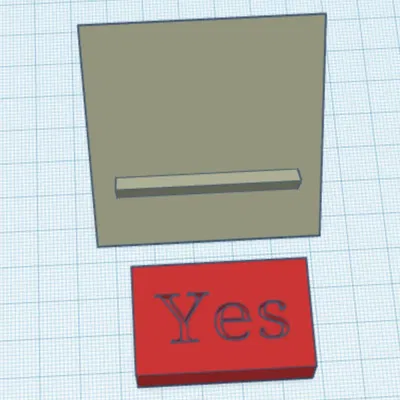 Biển báo có thể đảo ngược "Có" và "Không