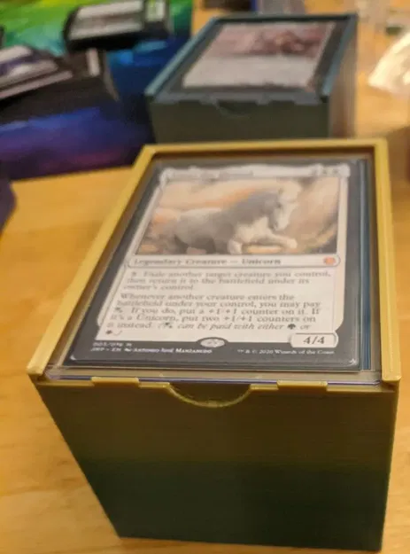 Hộp bài EDH tùy chỉnh cho 100 thẻ bài đã bọc - Image 2