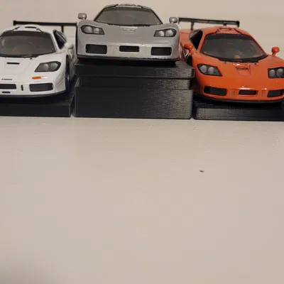 Giá đỡ ô tô diecast ba tầng cho mô hình 1/32-1/40