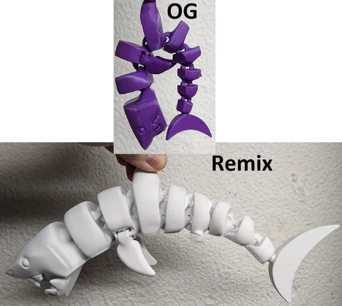 Cá mập khớp nối gia cố cho trẻ em chơi đùa - Image 1