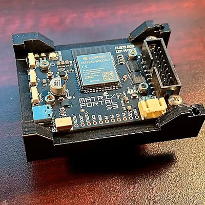 Giá đỡ ray DIN cho Adafruit Matrix Portal S3