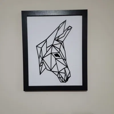 **Lừa hình học trang trí cho khung ảnh hiện đại**