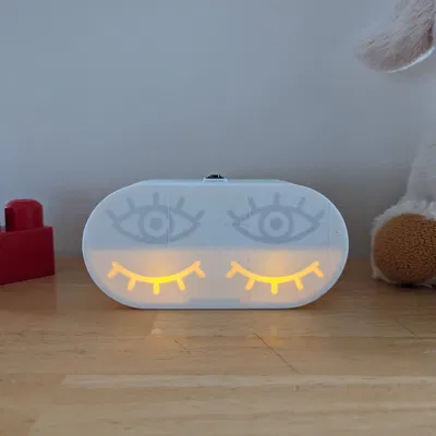 Đèn ngủ thông minh cho trẻ em với đồng hồ báo thức