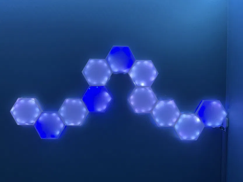 Hexagon Nano Leaf in 3D cho ánh sáng trang trí - Image 1