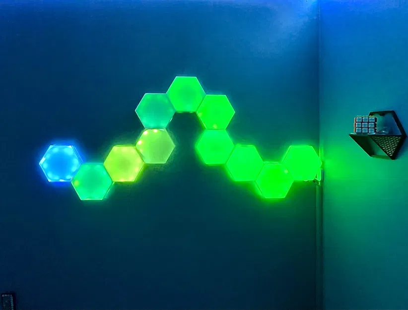 Hexagon Nano Leaf in 3D cho ánh sáng trang trí - Image 2