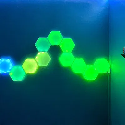 Hexagon Nano Leaf in 3D cho ánh sáng trang trí