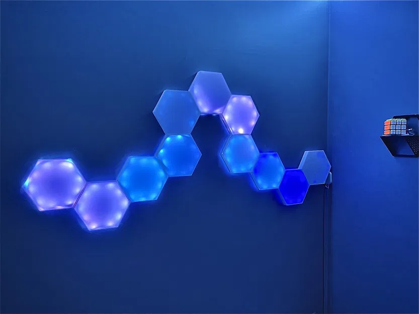 Hexagon Nano Leaf in 3D cho ánh sáng trang trí - Image 4