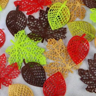 Mô hình khuôn lá hoàn hảo để làm món giòn