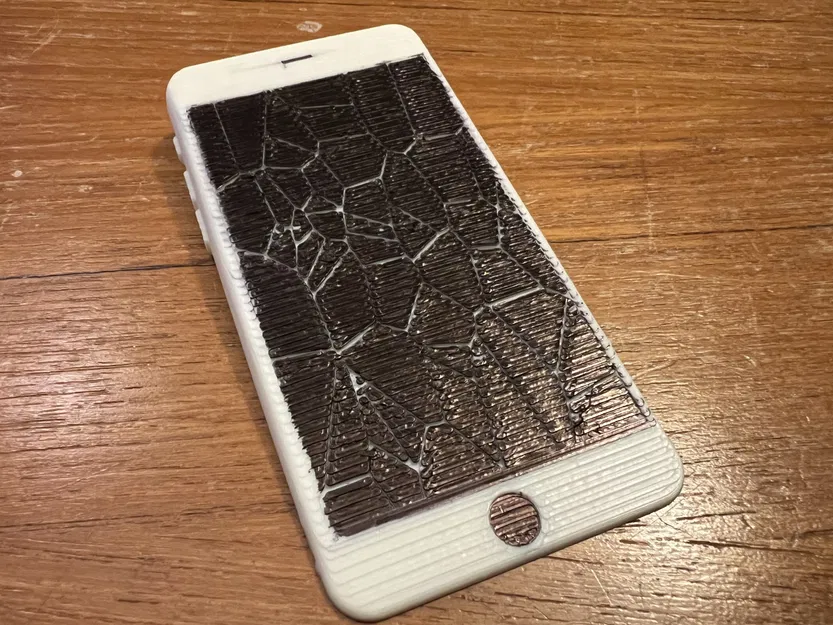 Giá đỡ cửa hình iPhone 6 với màn hình vỡ - Image 1