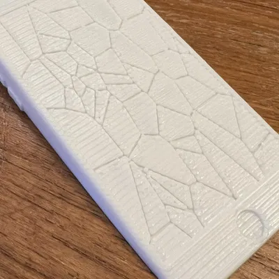 Giá đỡ cửa hình iPhone 6 với màn hình vỡ