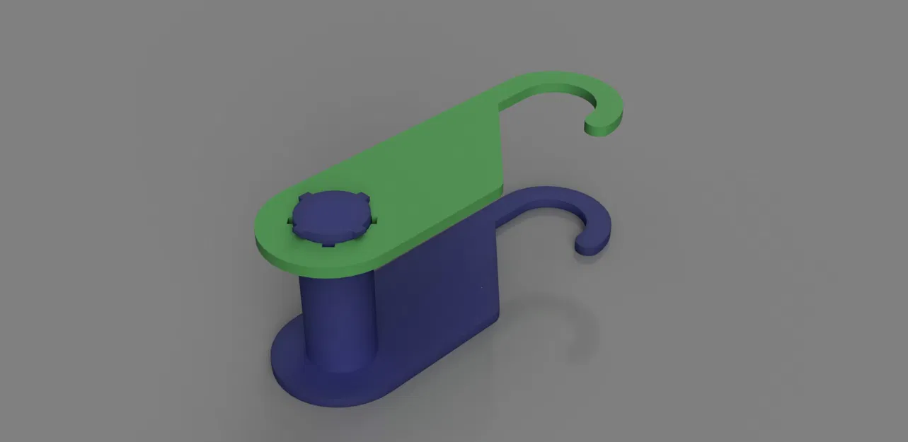 Giá đỡ cuộn filament 3in cho thanh treo tủ quần áo - Image 2