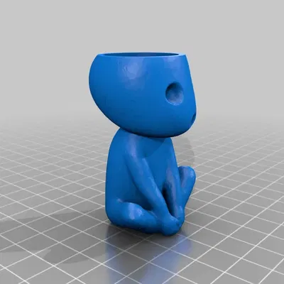 Chậu cây Kodama với giếng cho cây xương rồng yêu thích