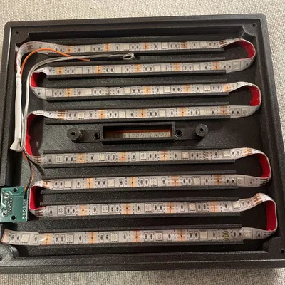 Bảng đèn trần cho tủ đựng Prusa với đèn LED 2m