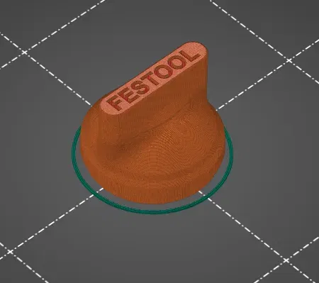 Núm điều chỉnh Festool V2 với đai ốc M6 bên trong - Image 2