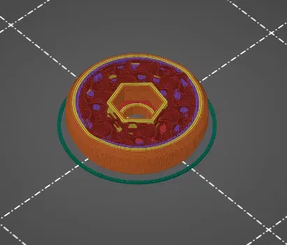 Núm điều chỉnh Festool V2 với đai ốc M6 bên trong - Image 3