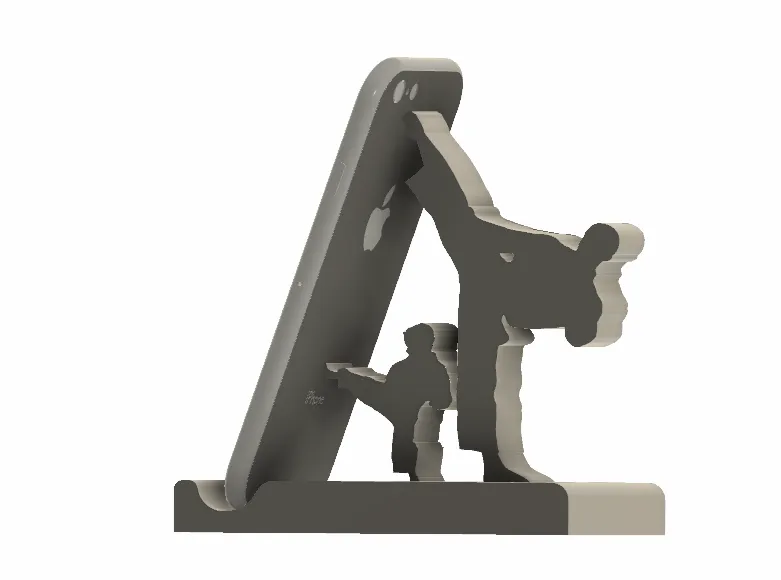 Giá đỡ điện thoại hình karate độc đáo - Image 1