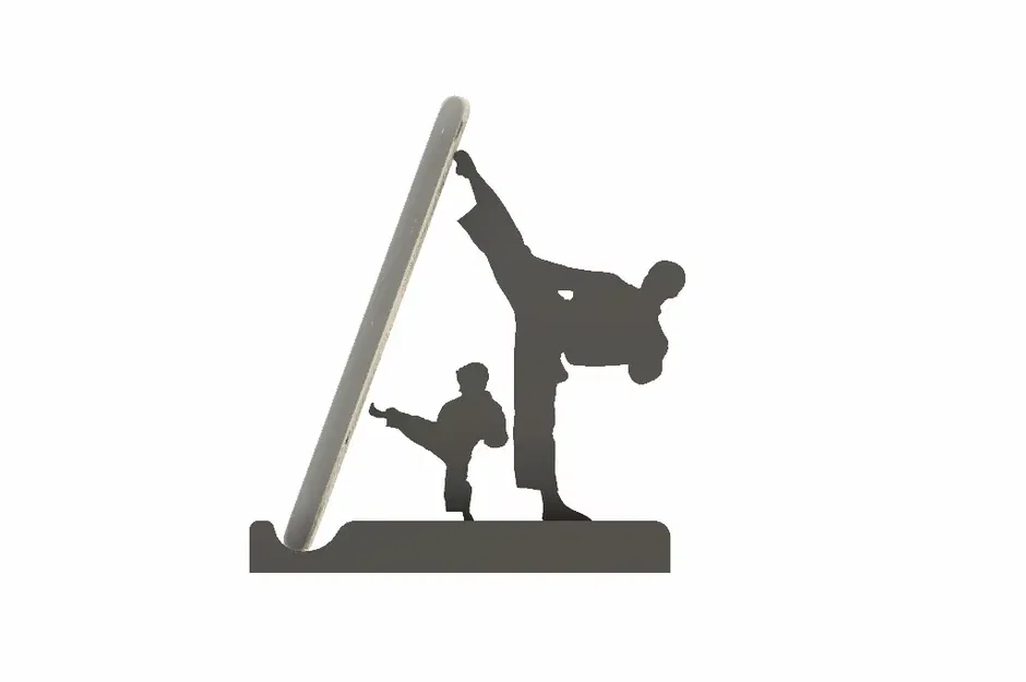 Giá đỡ điện thoại hình karate độc đáo - Image 2