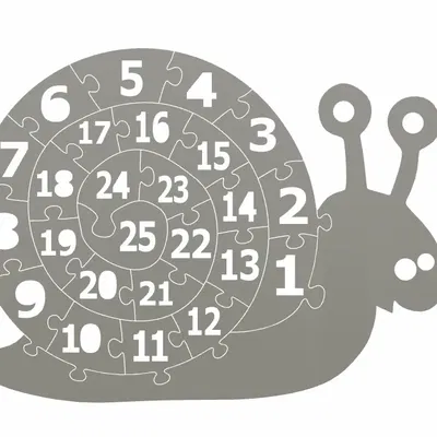 Câu đố ốc sên giúp trẻ học số và màu sắc