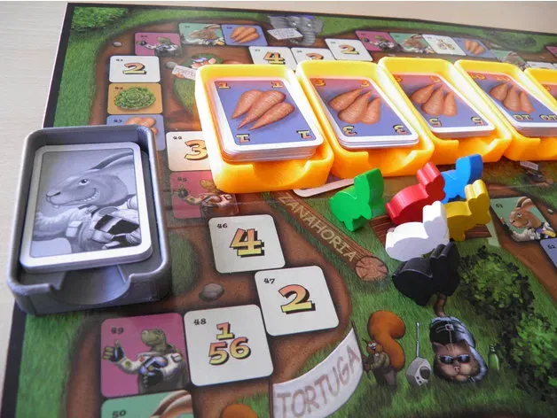 Khay đựng thẻ cá nhân cho trò chơi Catan hoặc Thỏ & Rùa - Image 8