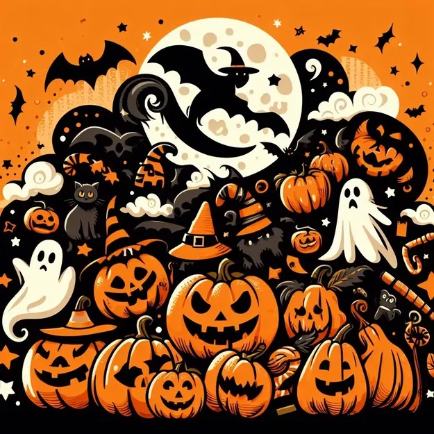 Đèn bí ngô Halloween nghệ thuật từ Hueforge - Image 1