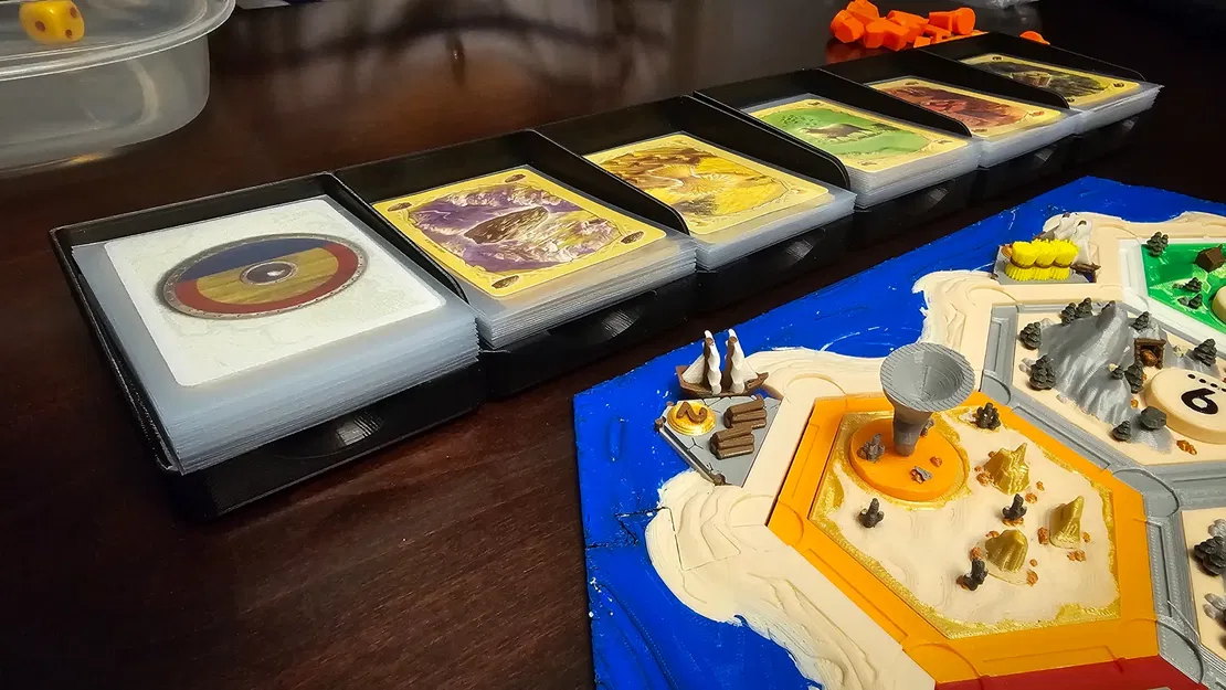 Khay đựng thẻ Catan - Thiết kế mới cho thẻ có bao bì - Image 1