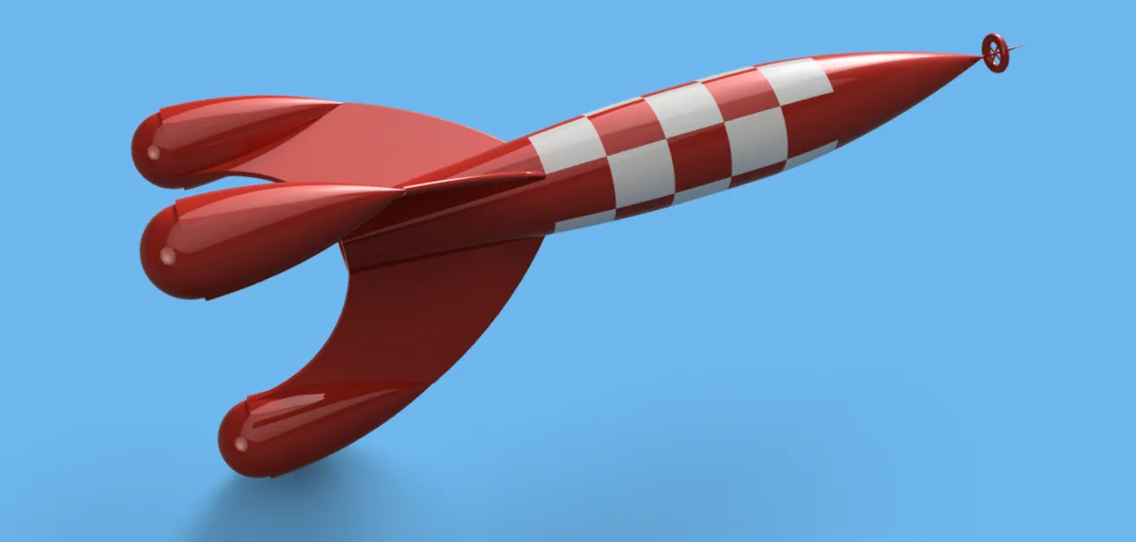 Tên tên lửa Tintin kích thước 1.05 mét - Image 3