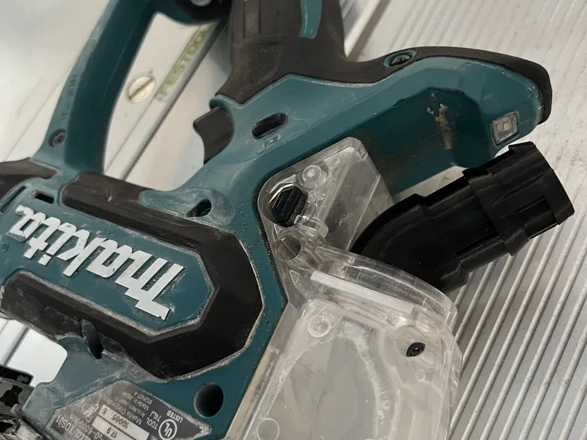 Cưa tường khô Makita XDS01Z với bộ chuyển đổi Festool - Image 1