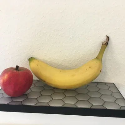 Giá treo tường hình lục giác với phần lấp đầy nổi bật