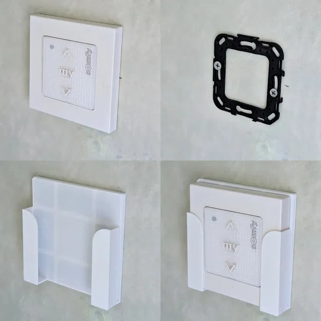Giá đỡ điều khiển từ xa Somfy sử dụng kẹp gắn tường gốc - Image 2
