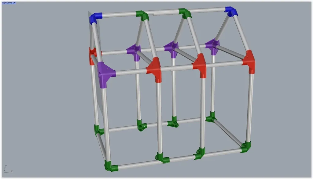Góc in 3D cho nhà kính ống dẫn 1/2 inch - Image 2
