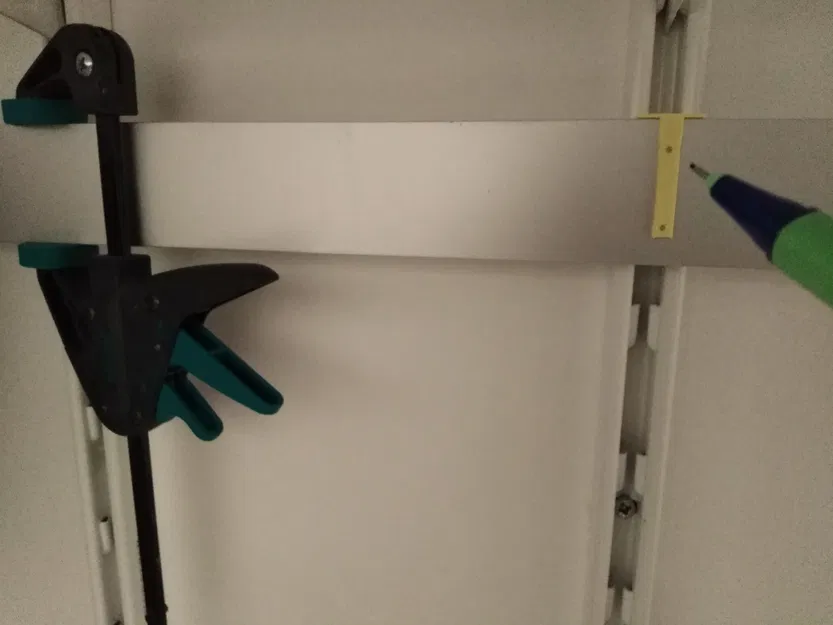 Giá đỡ profile nhôm cho hệ thống kệ BOAXEL của Ikea - Image 3