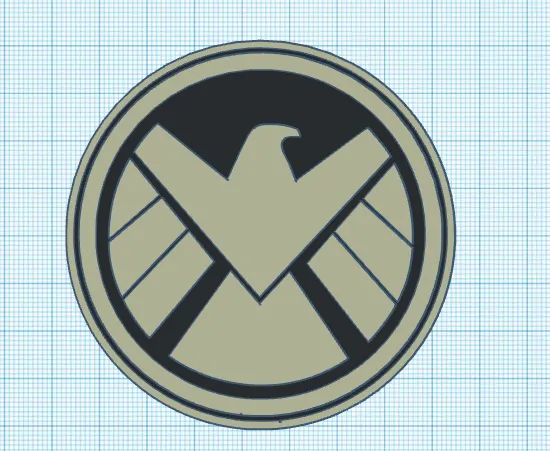 Biểu tượng khiên Marvel The Shield - Image 1