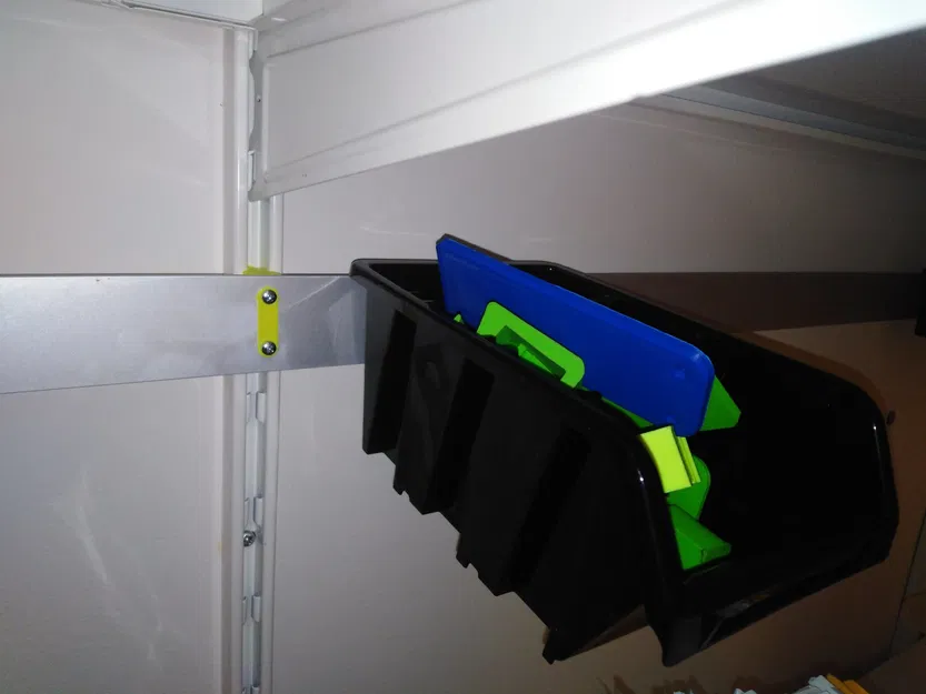 Giá đỡ profile nhôm cho hệ thống kệ BOAXEL của Ikea - Image 4