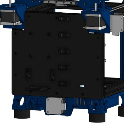 Mặt sau cho Rook 2020 với quản lý cáp dễ dàng