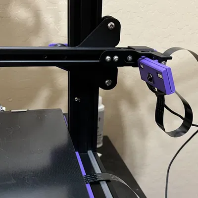 Giá đỡ camera Raspberry Pi với hỗ trợ LED keychain