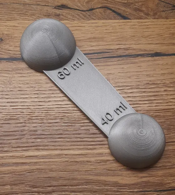 Muỗng đo đôi 60ml và 40ml cho việc định lượng - Image 1