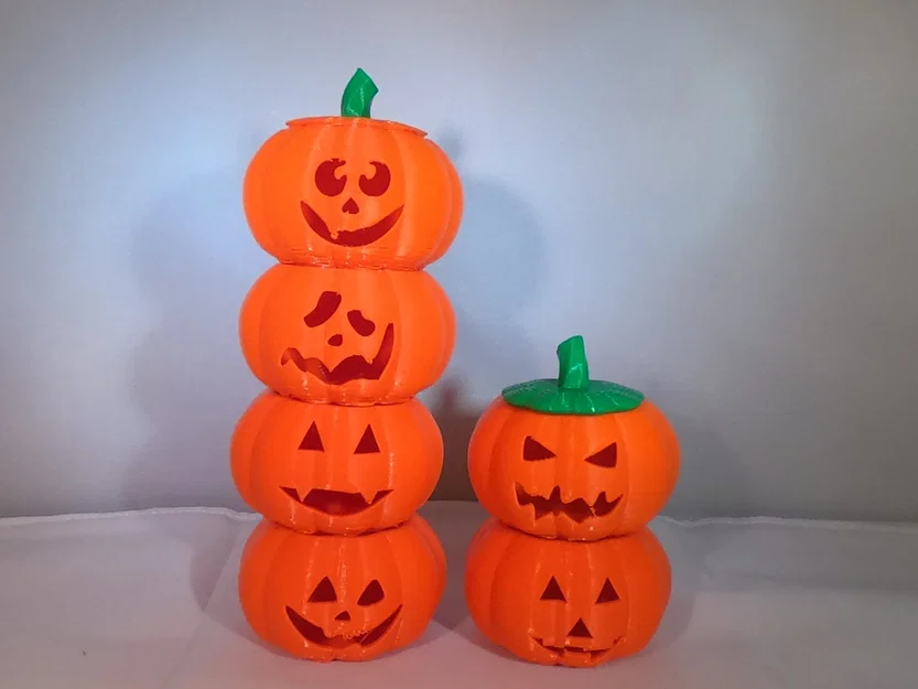 Đèn bí ngô Jack O' Lantern với 6 khuôn mặt ma quái - Image 3