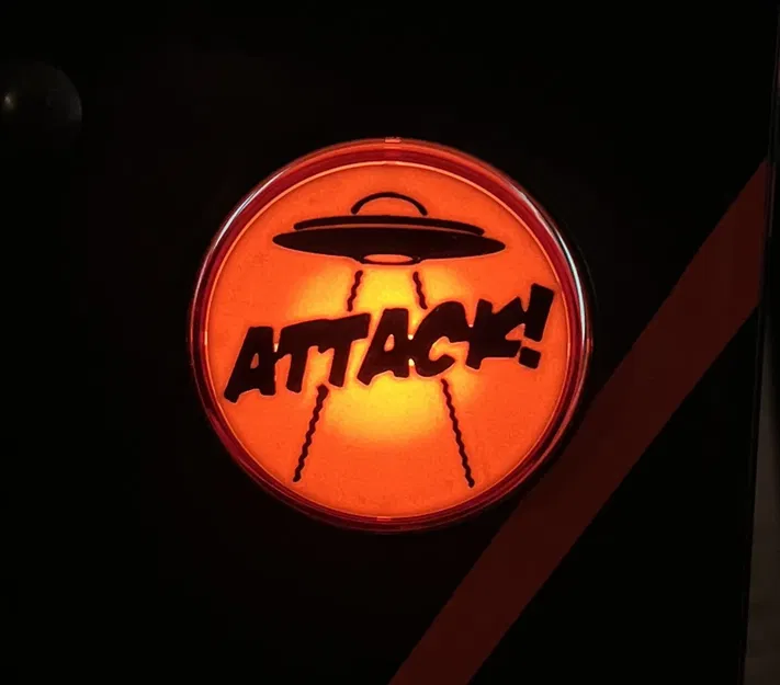 Nút khởi động tái phát hành pinball AFMr Attack From Mars - Image 1