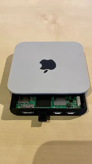 Vỏ Raspberry Pi Zero 2W thiết kế Mac Mini - Image 1