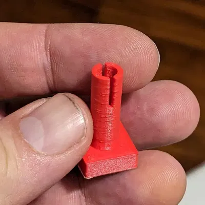 Đồ gá dán hình tròn vuông trên đũa