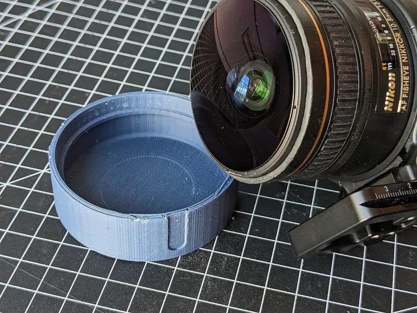 Nắp 10.5mm Fisheye Nikkor cho ống kính FX đã tháo hood - Image 5