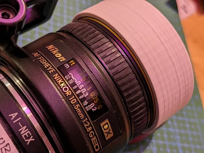 Nắp 10.5mm Fisheye Nikkor cho ống kính FX đã tháo hood - Image 6