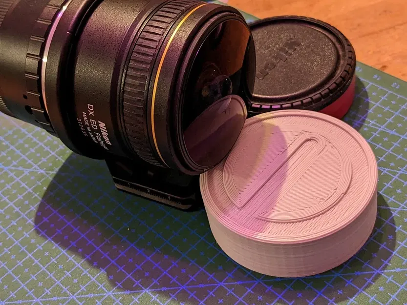 Nắp 10.5mm Fisheye Nikkor cho ống kính FX đã tháo hood - Image 7