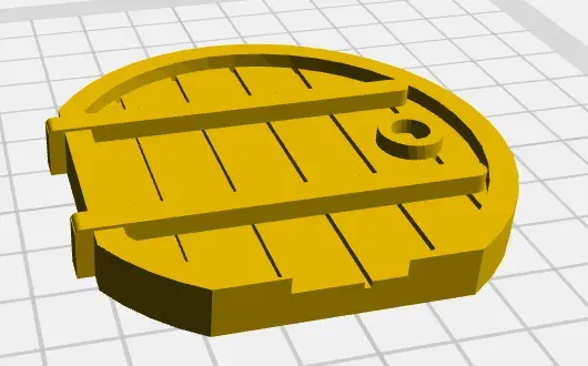 Nam châm tủ lạnh cửa Hobbit 67.5x65mm - Image 2