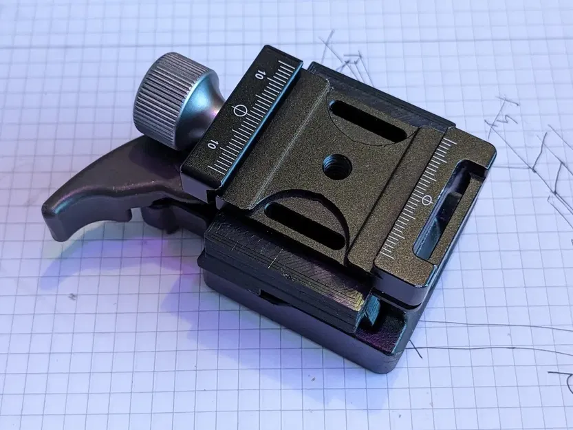 Kết nối chân máy Manfrotto 200PL với kẹp Arcaswiss - Image 7