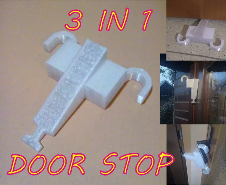 Dừng cửa đa năng 3 trong 1 - Image 1