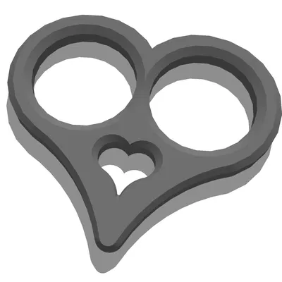 Thiết bị tự vệ hình trái tim tiện lợi cho chìa khóa