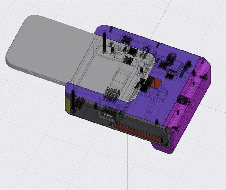 Vỏ bảo vệ iPhone 15 Pro tích hợp USB-C Hub và tay cầm - Image 2