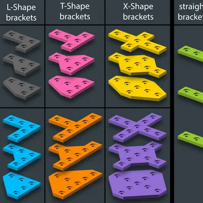 Giá đỡ tùy chỉnh cho thanh nhôm Extrusion 2020, 2040, 4040