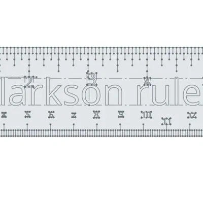 Thước kẻ 6 inch cắt bằng laser